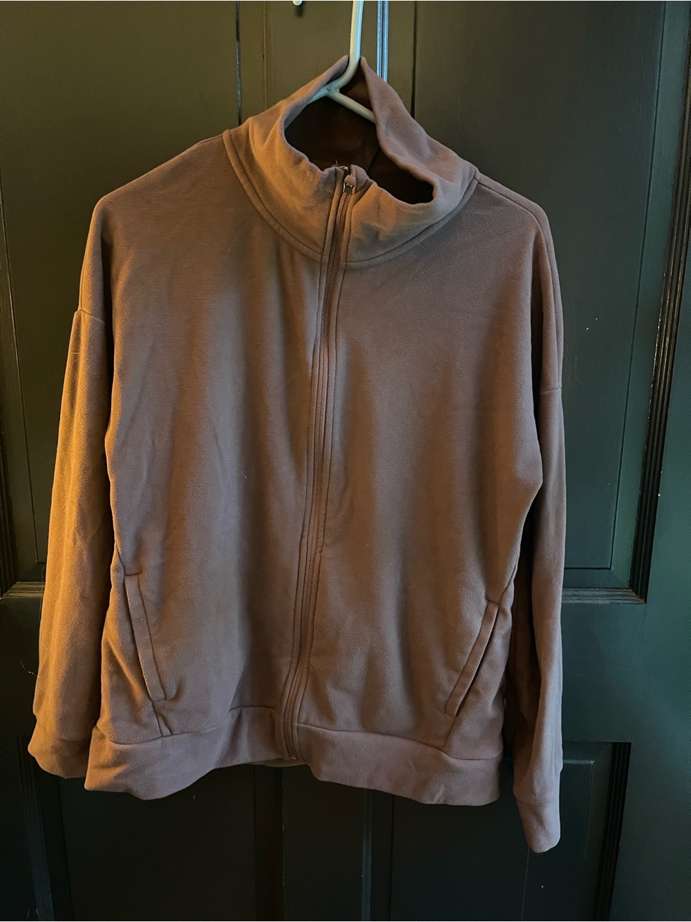 Women’s Monetta Mauve fleece zip up